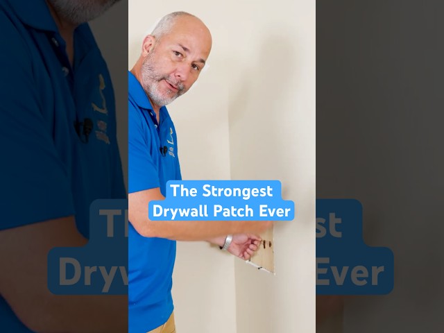 The Strongest Drywall Patch EVER