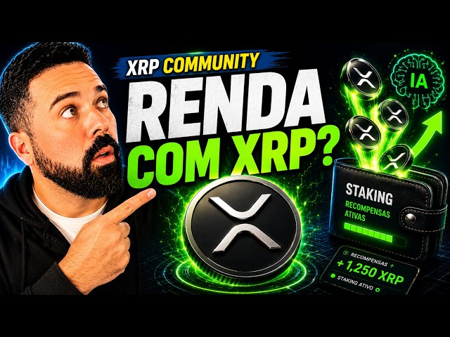 🔥 XRP COMMUNITY ACABA DE LANÇAR CARTEIRA COM IA + STAKING