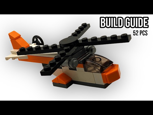 LEGO 30181-1 - Helicopter – Build This Using Your Own Parts (Step-by-Step)