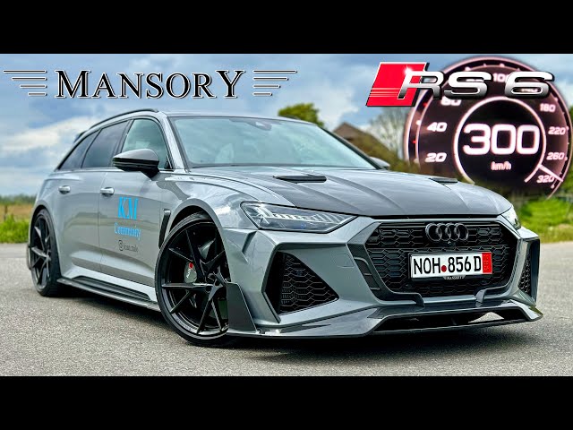 AUDI RS6 C8 MANSORY // 300KMH REVIEW on AUTOBAHN