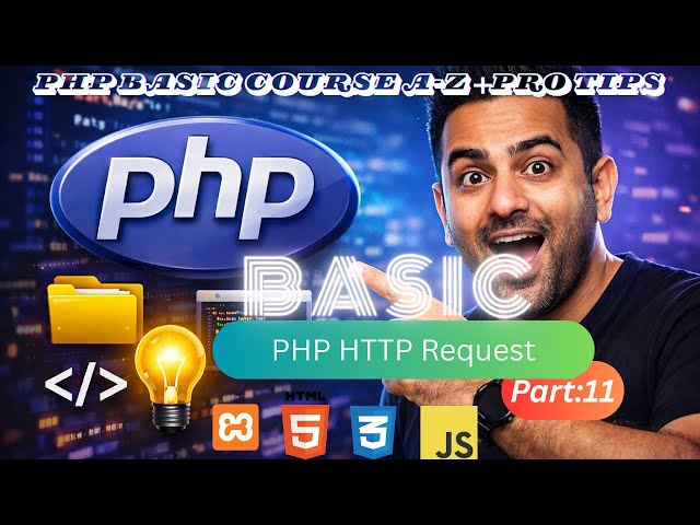 PHP Form Handling Tutorial | GET & POST Request Explained (Beginner Friendly)