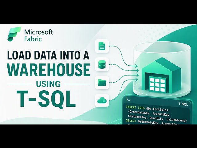 Load Data into a Warehouse Using T-SQL in Microsoft Fabric