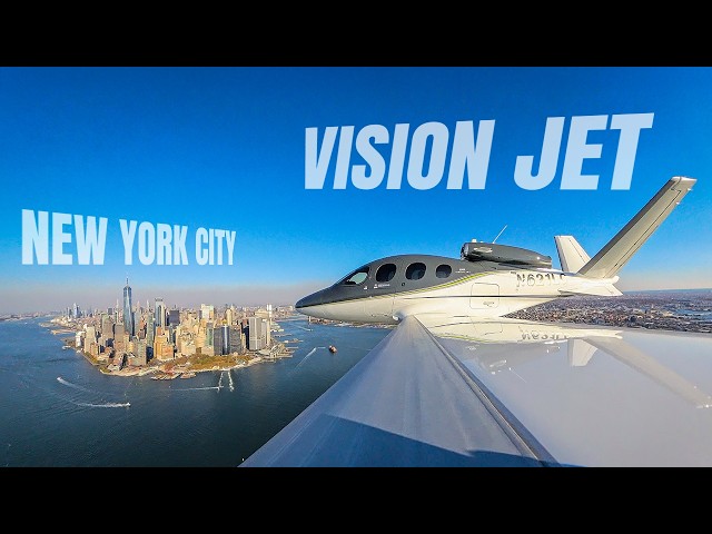 I flew my Vision Jet LOWER than BUILDINGS!
