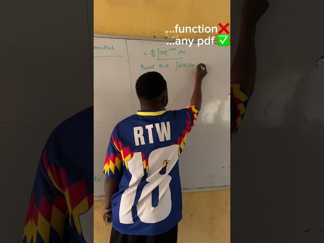 MGF, Mean and Variance of Exponential Distribution 
