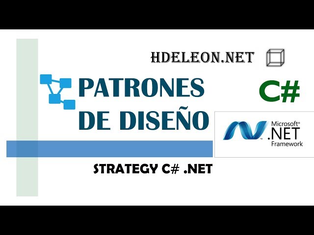 Strategy en C# .Net | Patrones de diseño | design patterns | #5