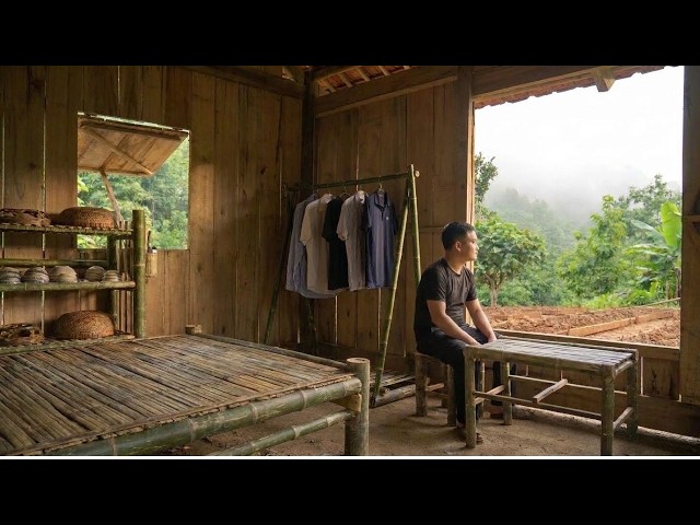 Building Bamboo Furniture for My Off Grid Home & Starting a Garden