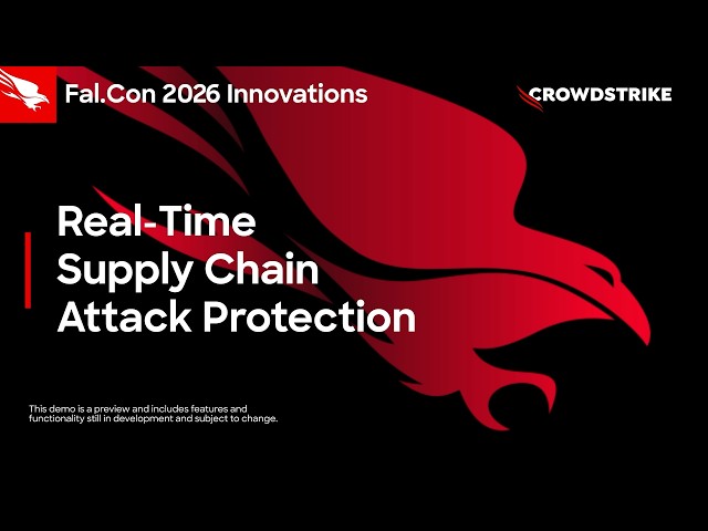 Stop Software Supply Chain Attacks with CrowdStrike Endpoint Security