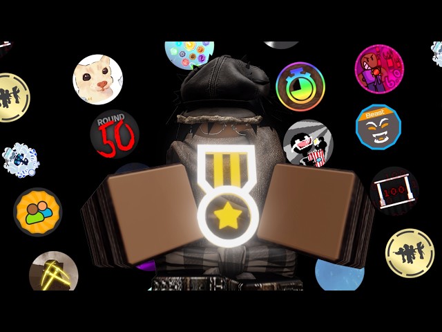 Obtaining 3 of the HARDEST Badges on Roblox.