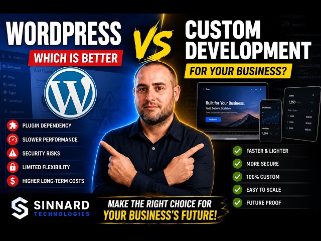 WordPress vs Custom Development | Which Is Better for Your Business?