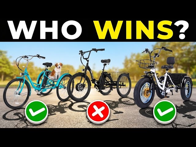 TOP 5 Best ELECTRIC TRICYCLES 2026 | Top E-Trikes Value for Money
