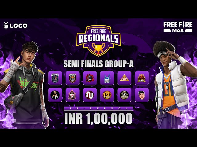 Free Fire Max | Regional Semi Finals Group A | Season 5 | Powered by Loco