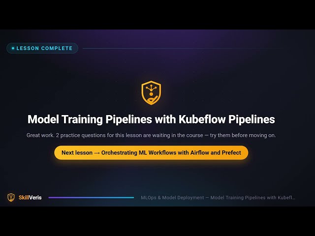 Model Training Pipelines with Kubeflow Pipelines | MLOps Tutorial (Lesson 6)