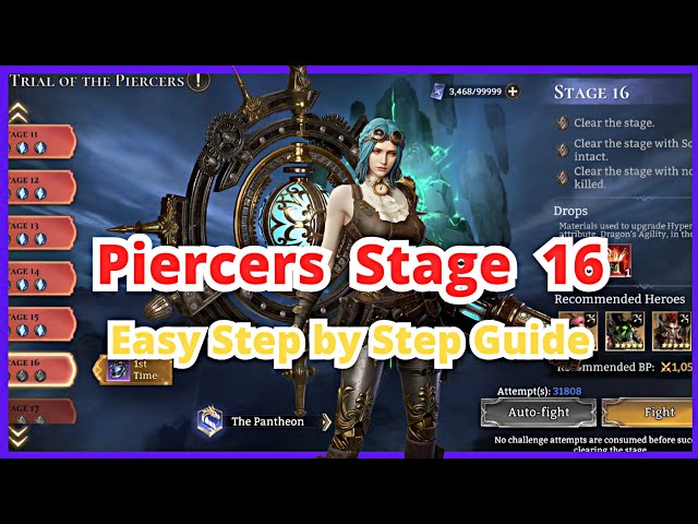 Watcher of Realms Trial of the Piercers Stage 16 | Step by Step guide