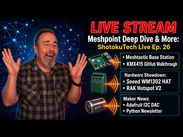 Meshpoint Deep Dive & More: ShotokuTech Live Ep. 26.
