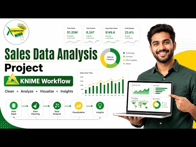 Sales Data Analysis Project in KNIME: Cleaning, Analysis & Business Insights  Assignment On Click