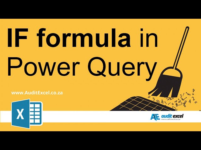 Build an IF in Power Query editor (like Excel's IF function)