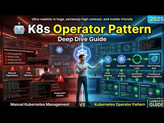 Kubernetes Operator Pattern — Complete Deep Dive Guide | 2025