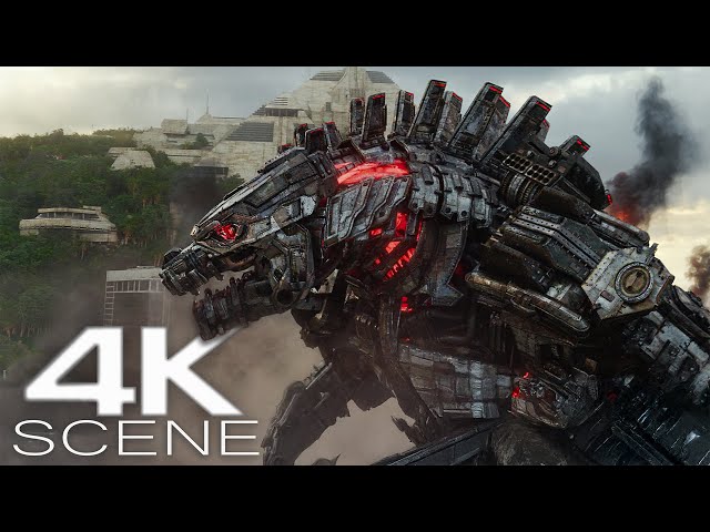 Godzilla vs Mechagodzilla (UHD 4K) Fight Scene - Godzilla Vs Kong Movie Clip (2021)