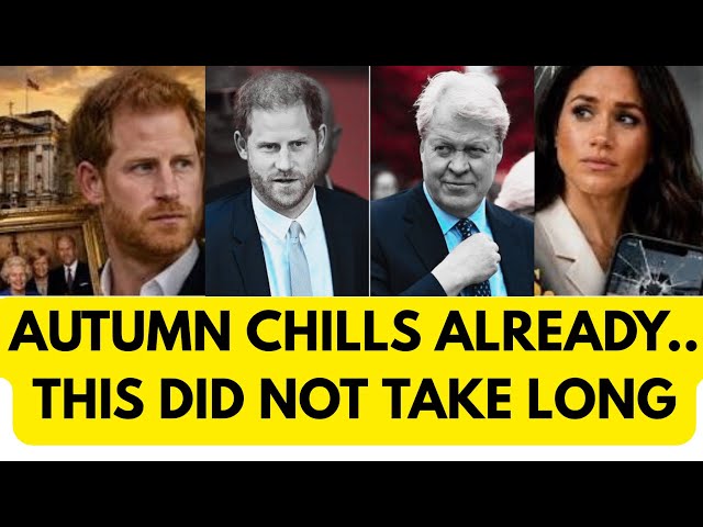 AUTUMN CHILLS ALREADY…HAPPY FAMILIES NEVER LAST LONG WITH MARKLES #royal #news #lunch 