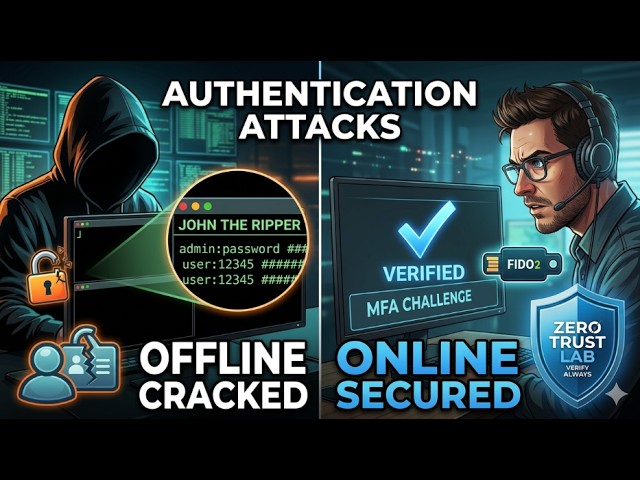John the Ripper, Hashcat & Hydra: A Practical Guide to Authentication Attacks