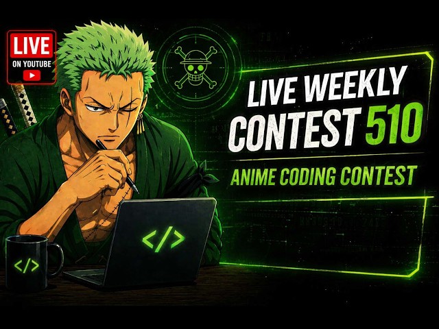 🎥 Live Weekly Contest 510 — Coding Challenge!