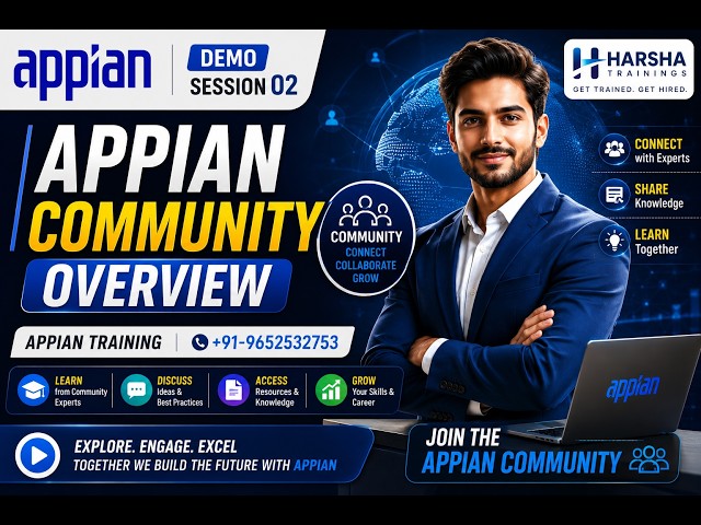 Appain Demo Session 02 | Appian Community Overview | Appian Training +91-9652532753 #appian