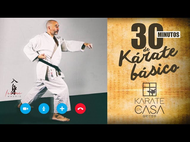 30 minutos de Karate básico. Karate en Casa