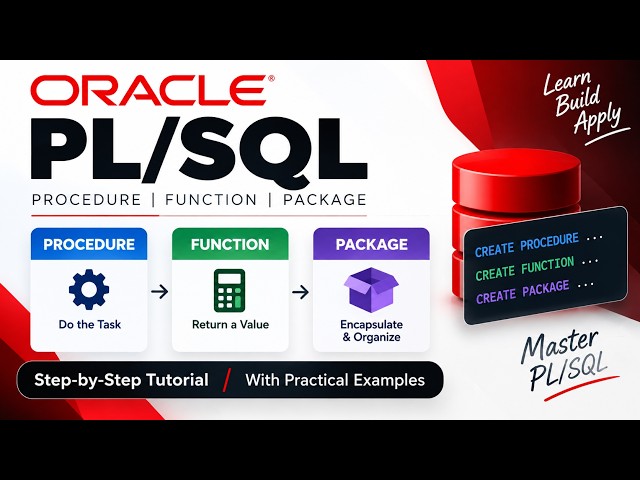 Oracle PL/SQL: Create Procedure & Function + Encapsulate Subprograms into a Package | Complete Guide