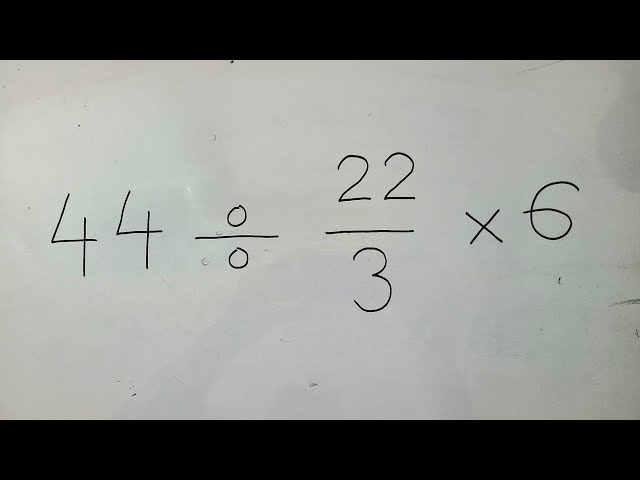 Basic Math Problem Stumps many people!