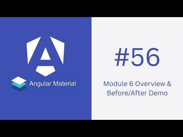 Module 6 Overview & Before/After Demo