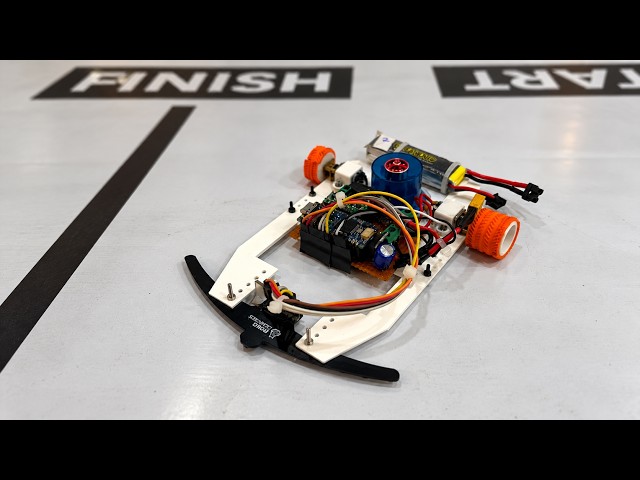 High-Speed Line Follower Robot | Custom Built & Engineered for Competitive Robotics