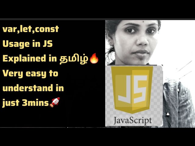 Easy way to learn var, let, const – JavaScript Basics Explained in Tamil 🔥 Beginners Must Watch!
