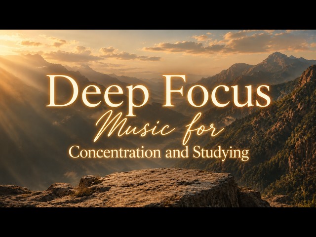 Deep Focus Music for Concentration and Studying | Binaural Beats | Amysora