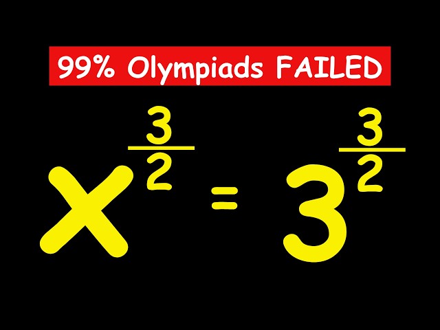 Only 1% Know How to Start || Can you solve this type of Algebra Equation?