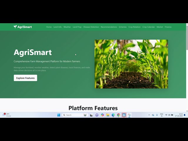 🌾 AgriHub – Smart Agriculture System using Python  | AI-Based Farming Project | SkillProPlus
