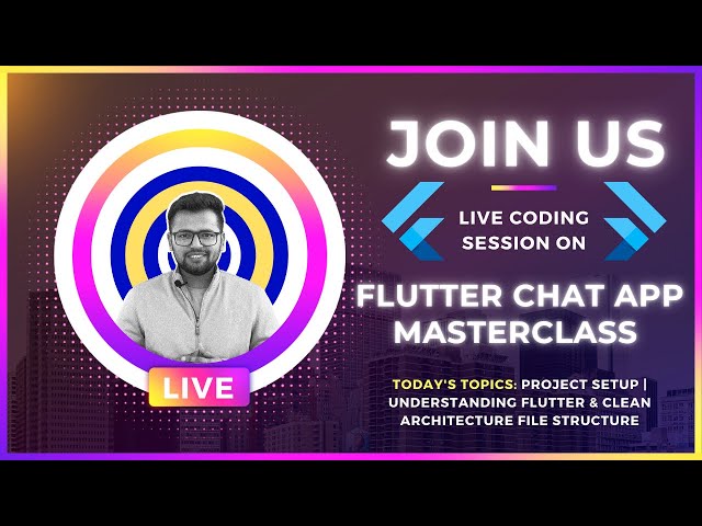 🚀 Live Session 1: Mastering Flutter Basics - Project Setup & Clean Architecture File Structure📱