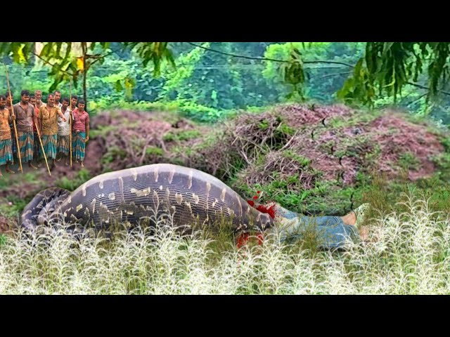 Anaconda Snake Attack Man In Forrest | An Anaconda Snake Attack Brief Story