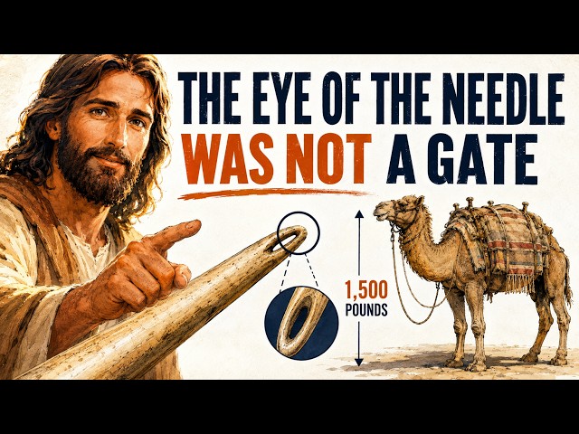 The Eye of the Needle Is NOT a Gate: What Jesus Actually Meant