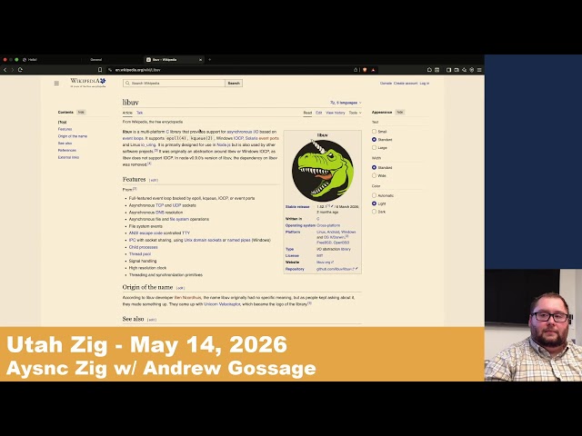 Async Zig w/ Andrew Gossage