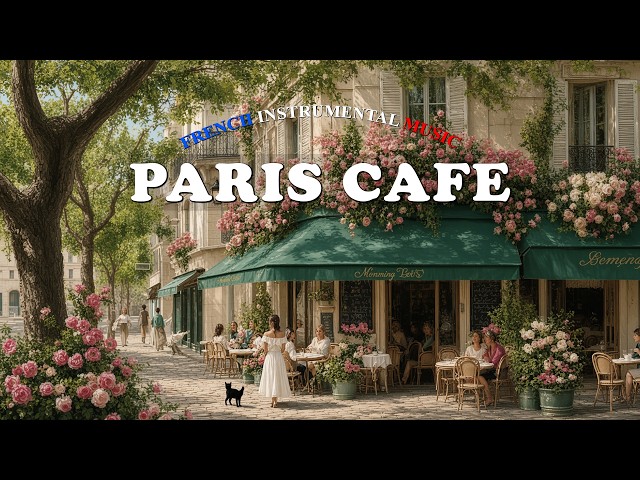 𝐏𝐀𝐑𝐈𝐒 𝐂𝐀𝐅𝐄́ 🗼 Paris Coffee Shop Jazz | Soft Accordion Music for Reading, Study & Relaxation