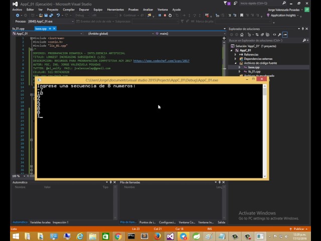 Longest Increasing Subsequence LIS