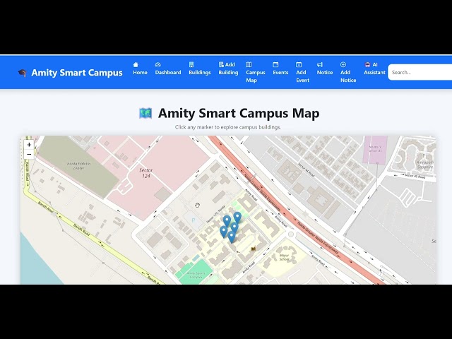 Amity Smart Campus Management System | Python Flask Project | AI Assistant | BCA Full Stack Project
