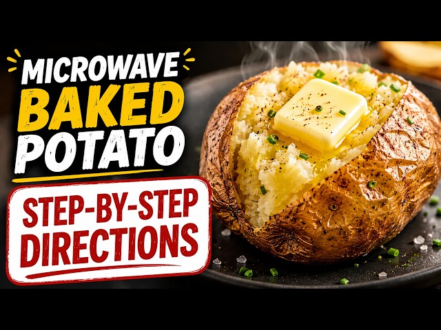How to Make The Best Baked Potato In The Microwave