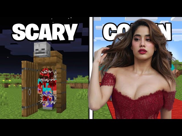 Testing SCARY Minecraft Build Hacks That'll Terrify You