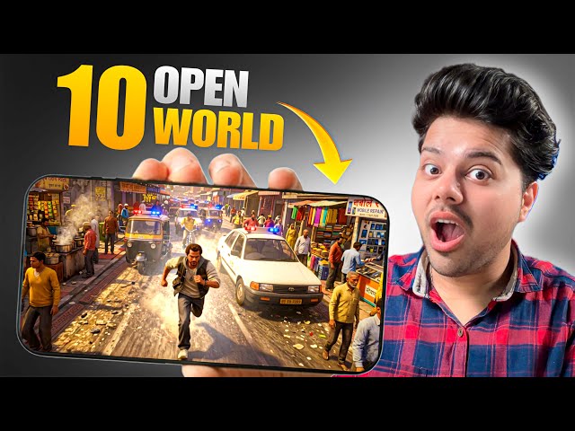10 Open World Games Like GTA 5 for Android & iOS 2026 🔥Ultra Graphics