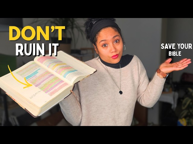 You May Be Ruining You Bible By Doing This