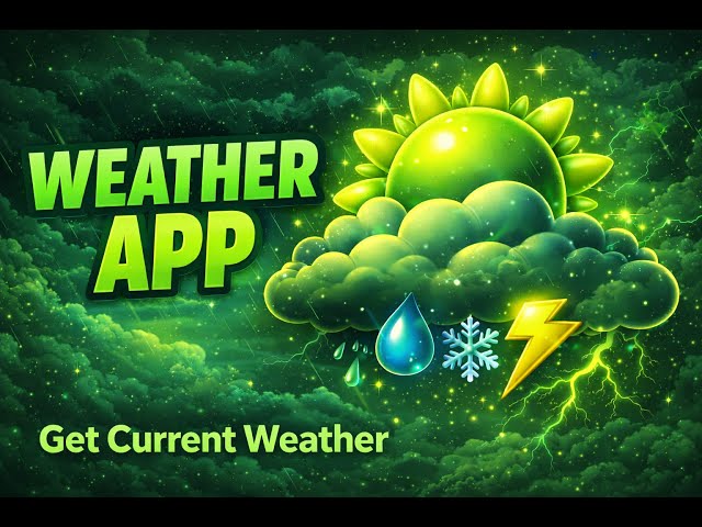 Weather App Using HTML CSS JavaScript | Real Time Weather 🌦