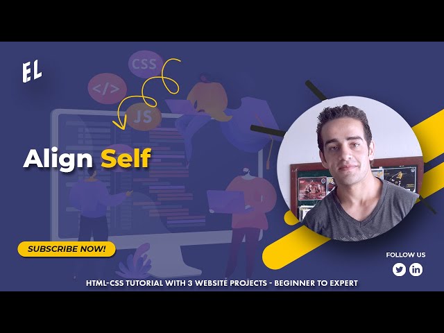 HTML-CSS Tutorial Lesson 60: Align Self - Flexbox #14