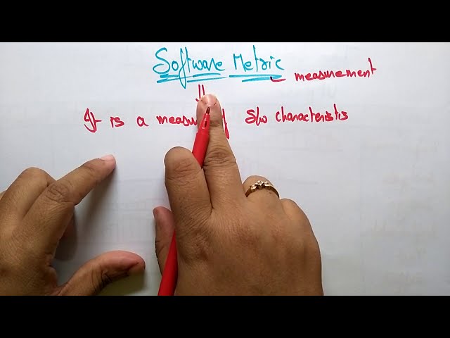 Software metrics | Software Engineering | SE | Lec-24 | Bhanu Priya