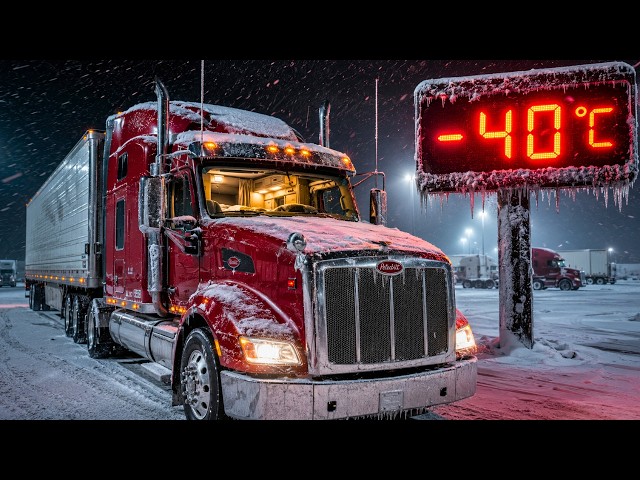 How Truck Drivers Sleep in Their Cab on the Coldest Nights